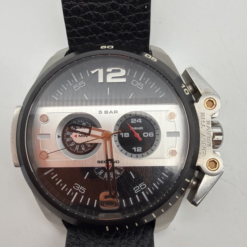 Diesel Ironside DZ4361 Chronograph Black Dial Oversized 48mm Men's Watch WR